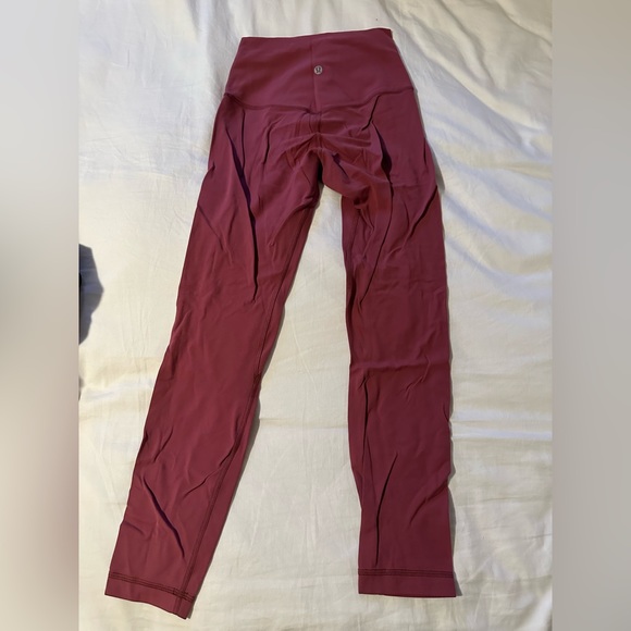 Misty Merlot Lulu align legging 28” - Picture 2 of 4